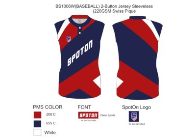 BS1006W(BASEBALL) 2-Button Jersey Sleeveless5-3