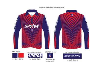 CR1001 Y Cricket Jersey Long Sleeved Cricket