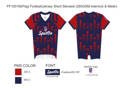 FF1001M(Flag Football)Jersey Short Sleveed (1)