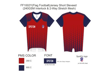 FF1002Y(Flag Football)Jersey Short Sleveed